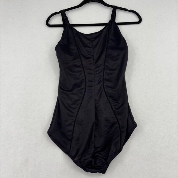 Maidenform Bodysuit Shaper Size XL Black One Piece Control Slimming Smoothing - Picture 5 of 10